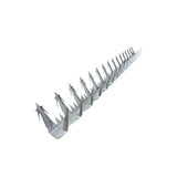 Punta Reja Tiburón Estrella Grande 10 Cm x Largo 1.25 Mts Galvanizada