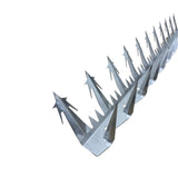 Punta Reja Tiburón Estrella Grande 10 Cm x Largo 1.25 Mts Galvanizada