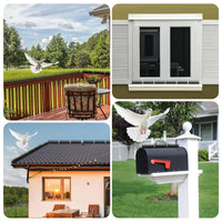 Puntas Plásticas Espanta Palomas Largo 45 Cm Caja 12 Unidades Verde
