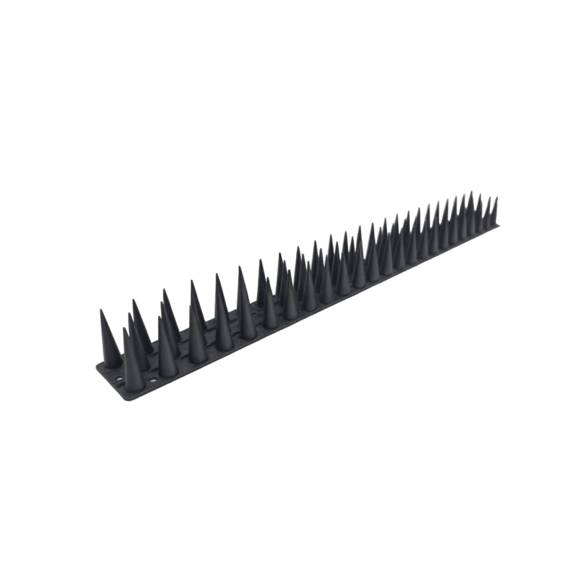 Puntas Plásticas Espanta Palomas Largo 45 Cm Caja 12 Unidades Negro