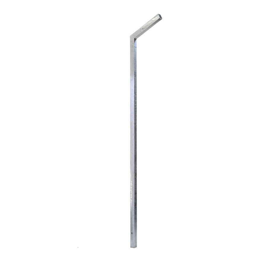 Poste Galvanizado Con Brazo 2.40M