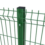 Pack 5 Reja y Poste Tipo Acmafor 3D Verde 2.50 x 1.83 Mts