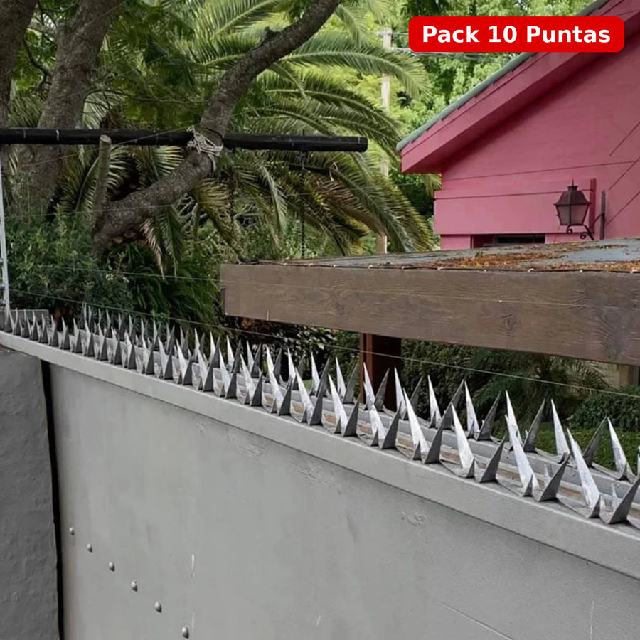 Pack 10 Punta Reja Tiburón Cortopunzante 9 Cm x Largo 1.25 Mts Galvanizada